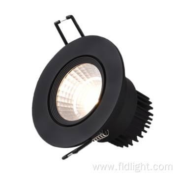 Round Recessed AC110V-220V Dimmable Ceiling downlights